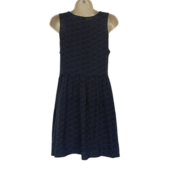 BP Nordstrom Dress Womens Small Black Polka Dot Pockets Short Mini Sleeveless - Picture 5 of 10